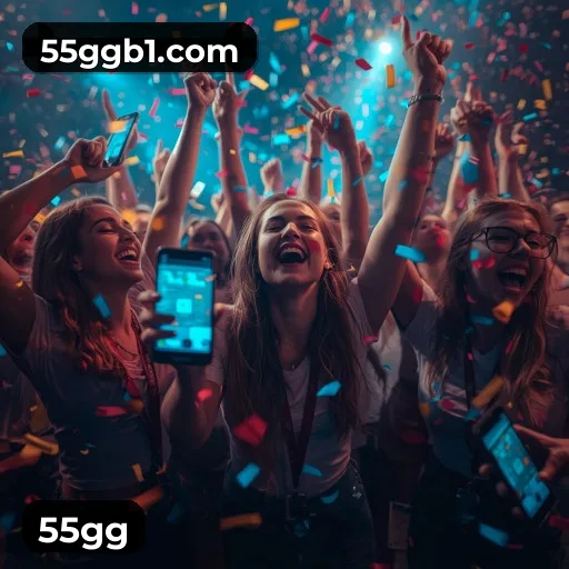 Aplicativo móvel 55gg para iOS e Android